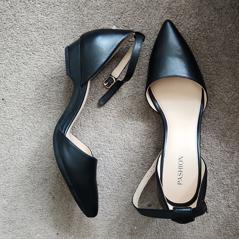 Pashion D'Orsay 3" block heels